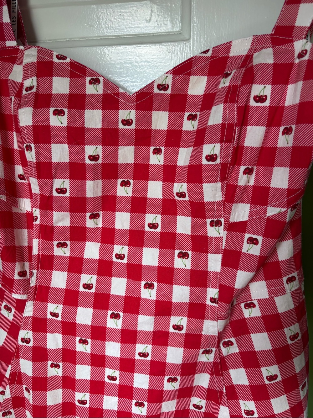 Avec Les Filles Gingham Cherry Dress - Picture 2 of 5